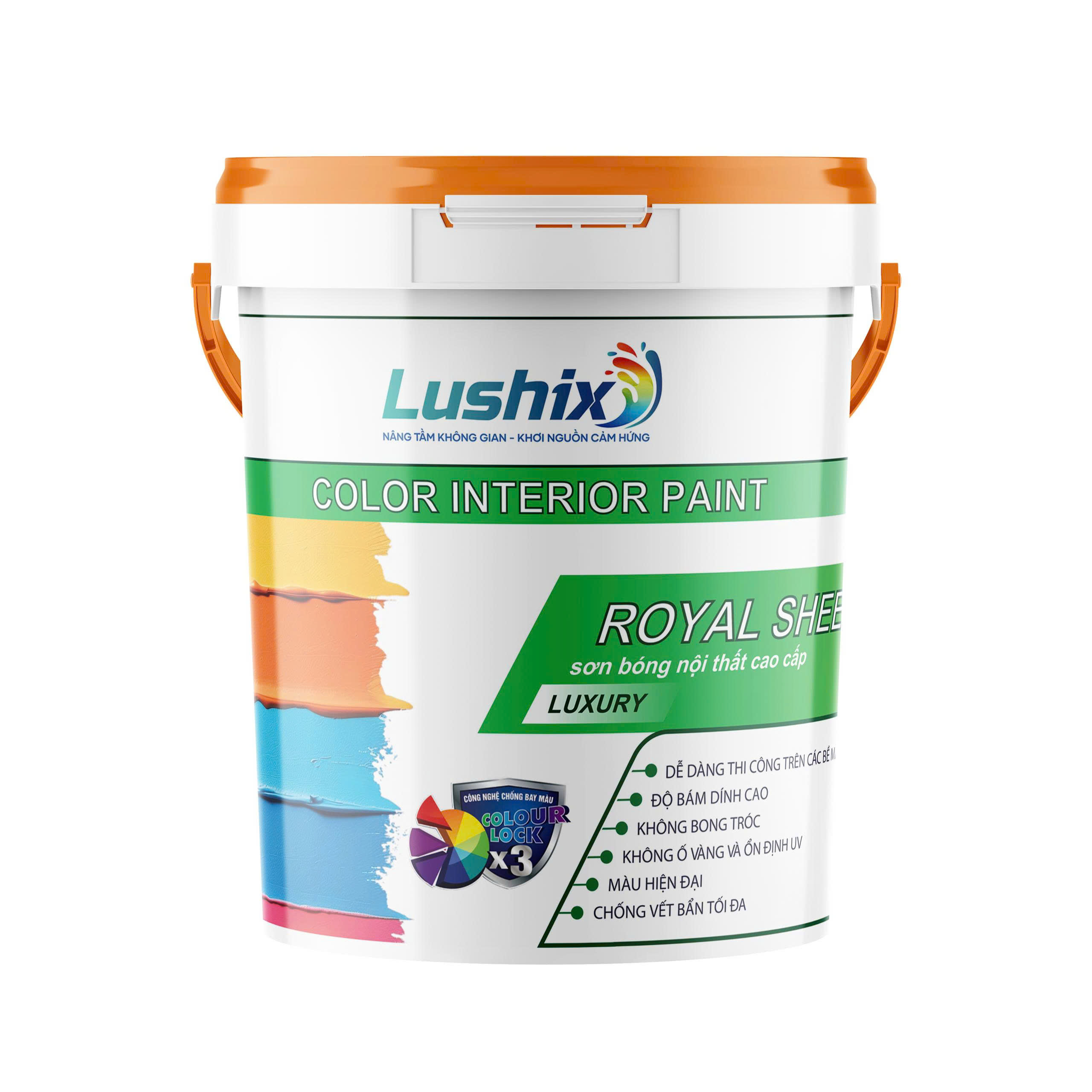 Sơn bóng nội thất cao cấp Lushix