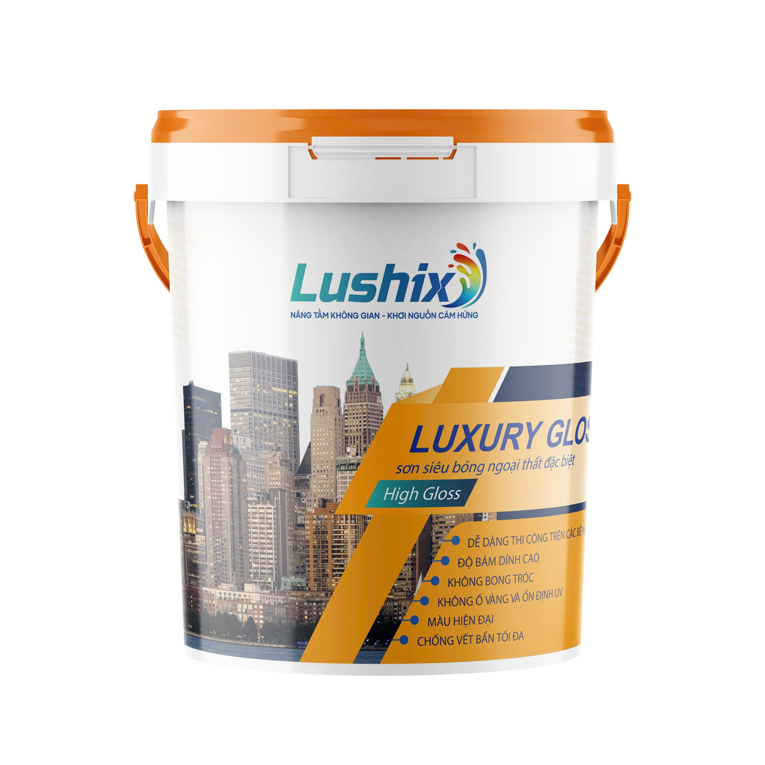 Sơn siêu bóng ngoại thất đặc biệt Lushix