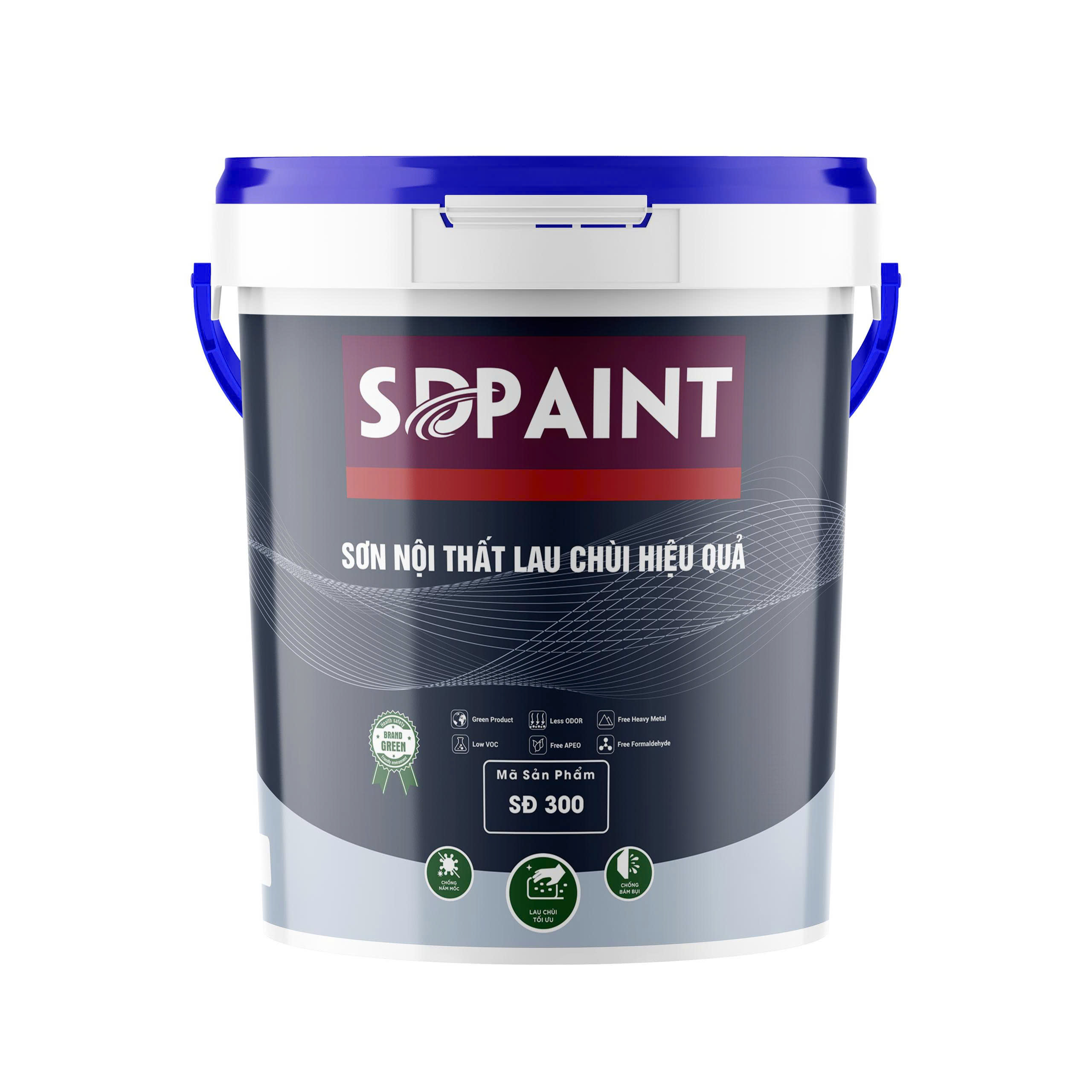 Sơn lau chùi hiệu quả nội thất SD Paint