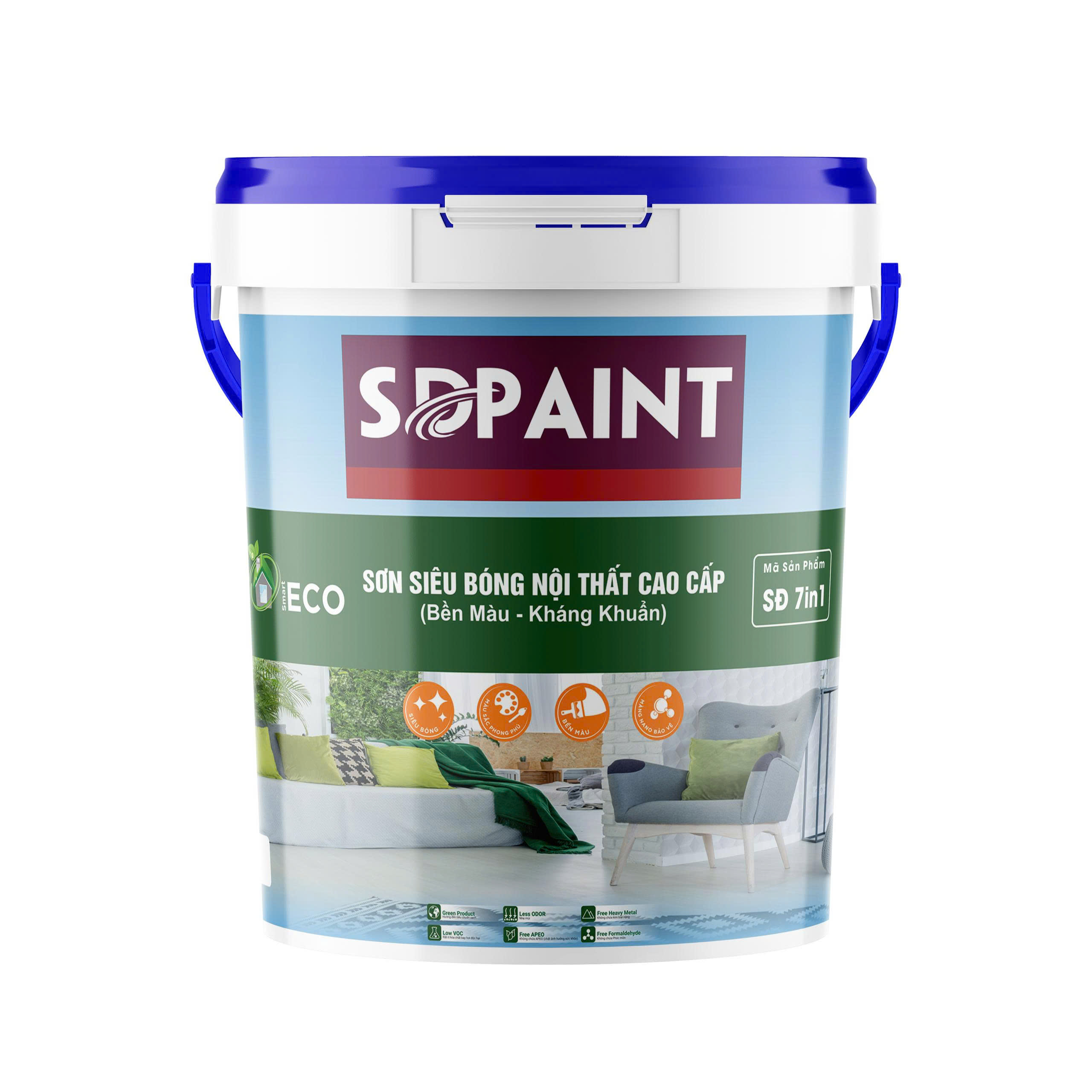 Sơn siêu bóng nội thất hoàn hảo SD Paint