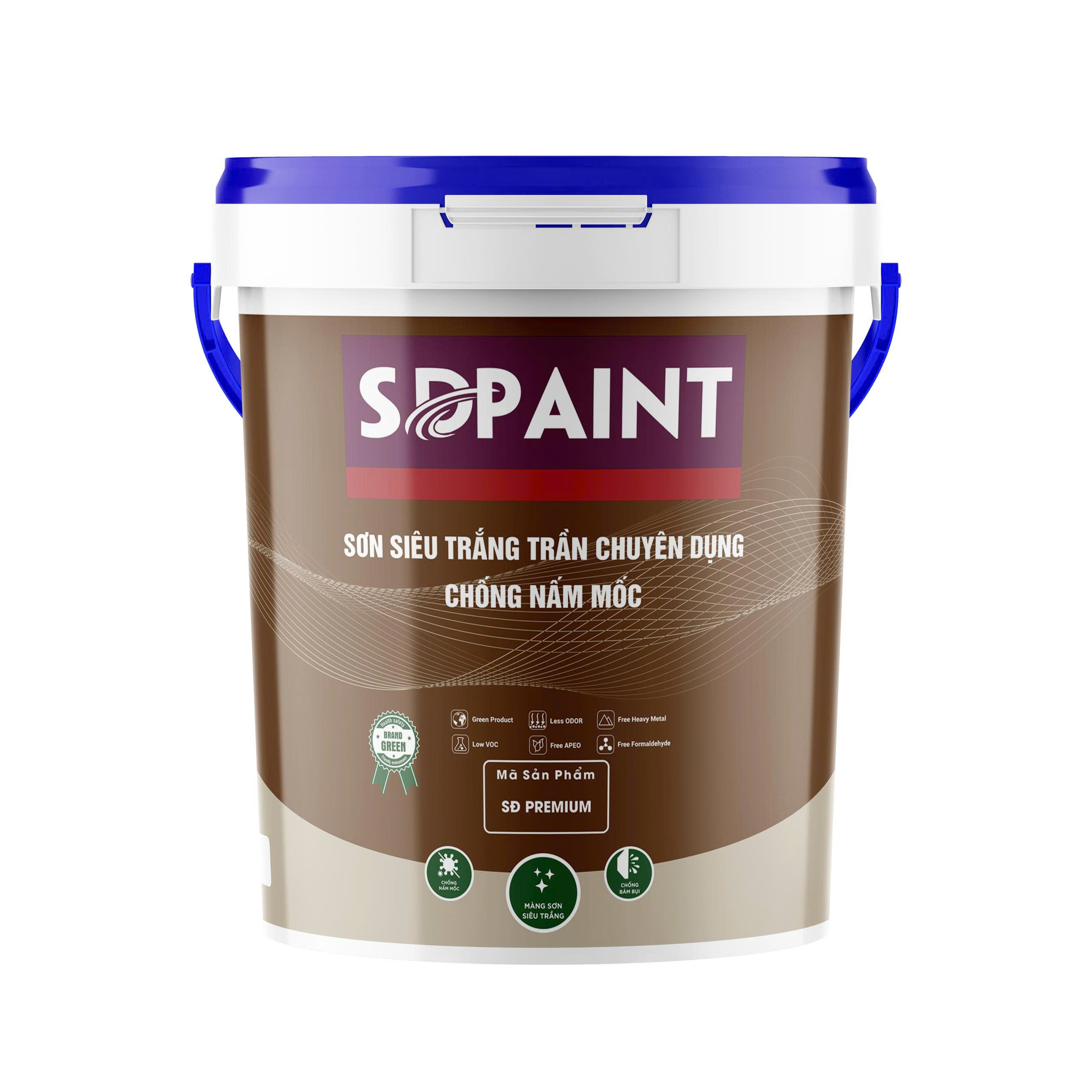 Sơn trần trắng sáng nội thất SD Paint